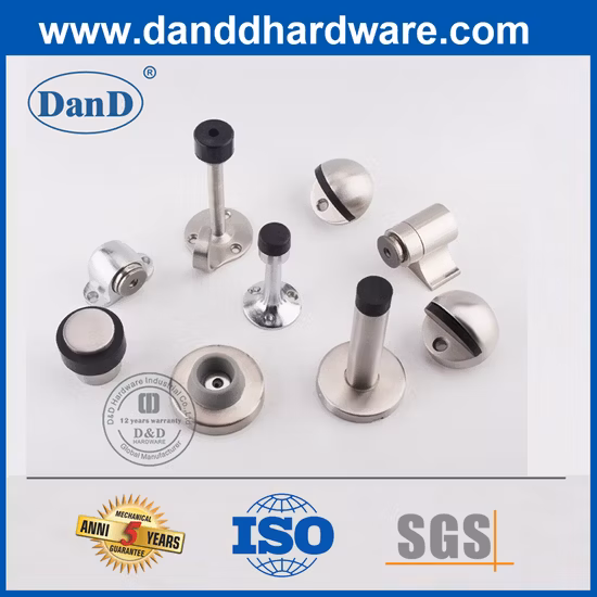 Moderner Wandschutz, magnetischer Türstopper, schwarze Türstopper